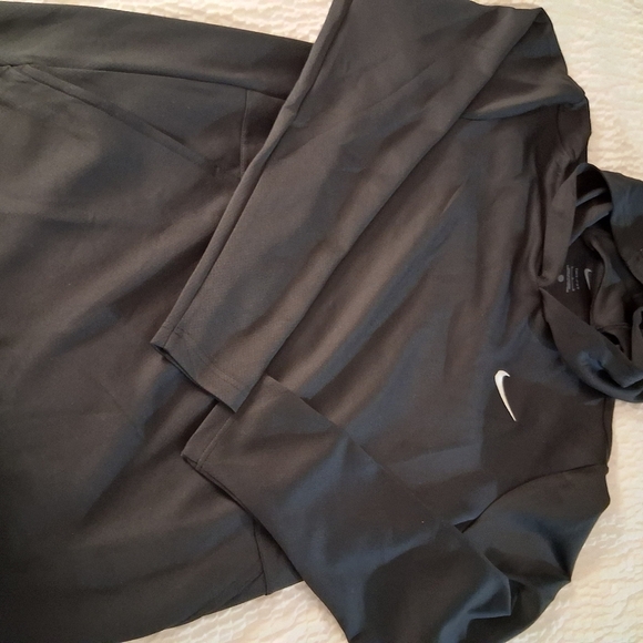 Nike Other - Nike Dri-FIT Hoodie Men Large Black Pullover  Activewear Sweatshirt